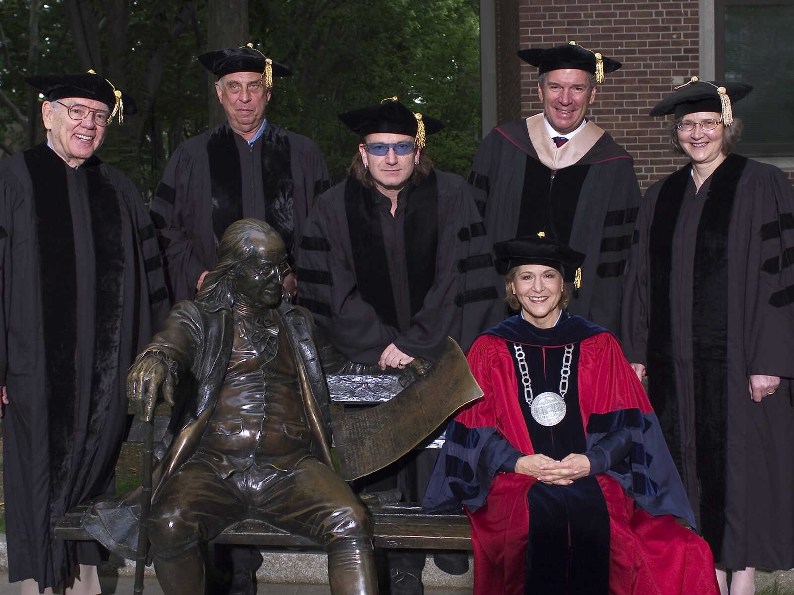 2004 Penn president and honorary degree recipients